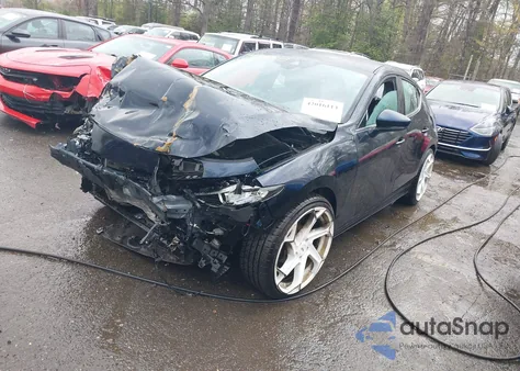 2020 Mazda Mazda3 Hatchback Preferred Package из США, поврежденный, VIN JM1BPBMM1L1155295